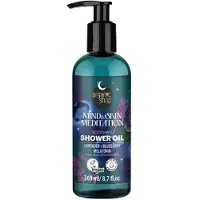 Raw Organic Organic Shop Lavender+ blueberry melatonin Soothing Shower Oil 260ml