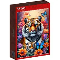 Alipson Puzzle 1000 pala "äidin rakkaus - Tigers"