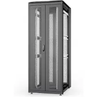 Digitus DN-31129-B, Itseseisova teline, 42U, 800 kg, Näppäinlukko, Kotelon kiskot, Säädettävät jalat