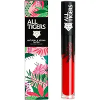 All Tigers , Luonnollinen ja vegaaninen, Luonnollinen, Kiiltävä, Huulikiilto, 816, Unleash The Tiger, 8 ml