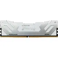 Kingston 24GB (1 x 24GB) FURY Renegade White, DDR5 8800MHz, CUDIMM, CL42, 1.40V, valkoinen/hopea