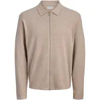 Jack & Jones Jjcole Knit Zip Cardigan - Beige - S
