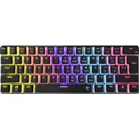 White Mekaaninen näppäimistö ASHIKO-2 61-näppäimen RGB mini