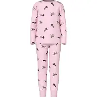 Name it Yöpuku vaalea pinkki / musta