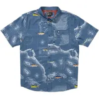 Salty Crew Flagship Uv Button Up Lyhythihainen Paita