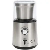 C3 Design Kahvimylly CG700 85 g Harjattu ruostumaton teräs