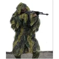 Mil-Tec Ghillie Parka "Anti Fire" - Woodland (Color: Woodland, Size: XL/2XL)