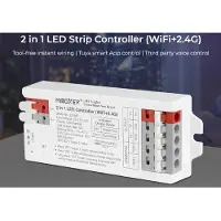 MiBoxer WiFi Controller - 2-in-1 - CCT - DC12/24V - WiFi - 2.4GHz RF - 12A