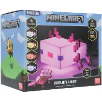 Paladone Axolotl -valaisin, Minecraft