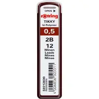 Rotring Polymer Leads, 2B, 0,5 mm (S0312630)