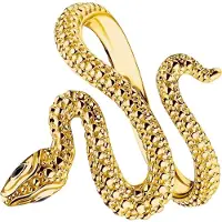 Thomas Sabo True Romance Gold-plated snake Tempting Romance käärmesormus TR2483-427-39-54