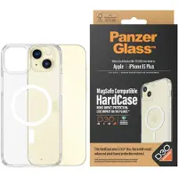 PanzerGlass iPhone 15 Plus HardCase MagSafe D3O -suojakuori, Läpinäkyvä