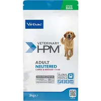 Virbac Veterinary HPM Adult Neutered Dog Large - Medium täysravinto steriloiduille koirille suurille ja keskikokoisille rotuille, 12 kg