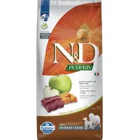 N&D Pumpkin Dog Venison&Apple M/L 12kg