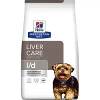 Hill's Pet Nutrition Prescription Diet l/d Liver Care, Koiran kuivaruoka, Adult, 4 kg
