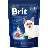 Brit Dry Premium täysravinto steriloiduille kissoille, lammasta, 1,5 kg