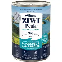 Ziwi Peak Makrilli & Lammas 390 g koiran märkäruoka