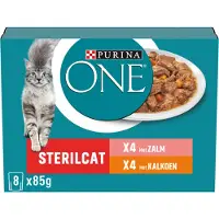 Purina One 40x85g Sterilcat Mix (4 lajiketta) märkäruoka kissoille