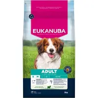 Eukanuba 2x3kg Premium Nutrition Adult Small & Medium Breed karitsa & riisi
