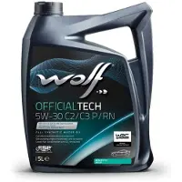 WOLF Officialtech C2/c3 P/rn Moottoriöljy 5l