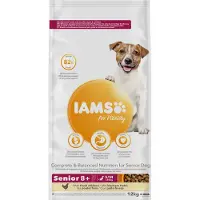 IAMS 12kg Senior & Mature Small Medium kana for Vitality koiranruoka