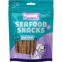 Braaaf 2 x 70 g Fish Strips Lohi Koiran välipalat koirille