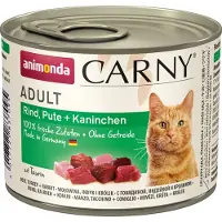 Animonda 24x200g Adult nauta, kalkkuna & kani Kissanruoka