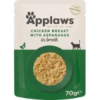 Applaws 96x70g märkäruokapussi-säästöpakkaus kananrinta & parsa