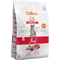 Calibra Cat Life Sterilised Beef kuivaruoka steriloiduille kissoille, 6 kg