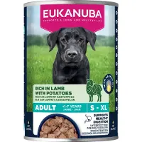 Eukanuba Life Care Chicken and Lamb with Potatoes, Koiran märkäruoka, Adult, 400 g