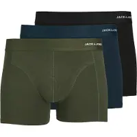 Jack & Jones Jacbasic Bamboo Trunks 3 Pack Noos - Black - S