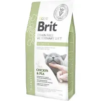 Brit GF Veterinary Diets Cat Diabetes -kuivaruoka diabeetikoille kissoille, 5 kg
