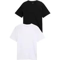 Tom Tailor Double Pack Crew Neck Tee - Black - S