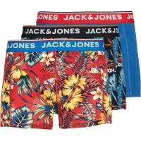 Jack & Jones Bokserishortsit 'JJAzores' sininen / punainen / musta / valkoinen