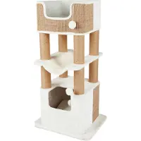 Trixie Lucano Cat Tree 110cm - Vit och Taupe