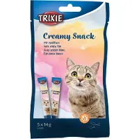 Trixie 30x14g Creamy Snack valkoinen kala kissan välipala