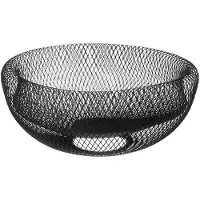 Orion Musta metallinen hedelmä- ja vihannespidike, 30 cm