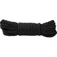 Merci BDSM-sidontaköysi Bind and Tie - 6 mm, 9 m, musta