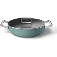 Smeg Paistokasari 28 cm, emerald green