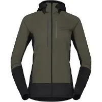 Norrøna Senja Alpha90 Zip Hood W's Olive Night - XS