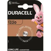 Duracell CR1220 3V, Kertakäyttöinen akku, CR1220, Litium, 3 V, 1 kpl, 119 mm (030305)