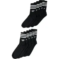 Adidas 3 Stripes Crew-sukat 10 Yksiköt