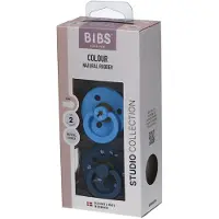 BIBS Studio Colour Bumblebee Tutti 2-pack Lateksi Koko 2, Breeze