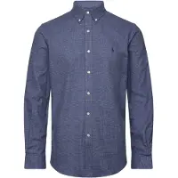 Ralph Lauren Custom Fit Plaid Performance Twill Shirt - Blue - XXL