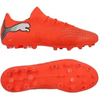 Puma Future 9 Match Fusion Low Cut Mg Unleashed - Hehkuva Punainen/valkoinen/musta/hopea - Multi Ground (Mg), koko 46½