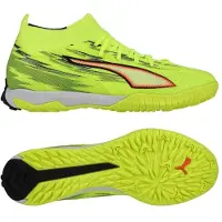 Puma Ultra 6 Match + TT Unleashed - Keltainen/Musta/Hehkuva punainen/Neon - Turf (TF), koko 44