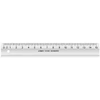 Linex 1015M, Viivain, Styreeniakryylinitriili (SAN), Harmaa, cm, mm, 150 mm, 22 mm (100413023)