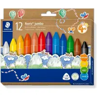 Staedtler Crayons, 12 kpl, Valikoidut värit, Monivärinen, Kolmio, Vaha, 1,4 cm (228 14 C12)