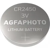 Agfa 150-803258, Kertakäyttöinen akku, CR2450, Litium, 3 V, 5 kpl, Hopea