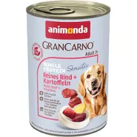Animonda GranCarno 24x400g GranCarno Adult Sensitive puhdasta nautaa ja perunaa Animonda koiranruoka